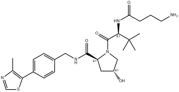 VH032-C3-NH2 结构式
