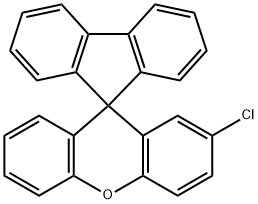 2-氯螺环[9H-芴-9,9'-[9H]氧杂蒽] 结构式