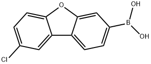 Boronic acid, B-(8-chloro-3-dibenzofuranyl)- 结构式