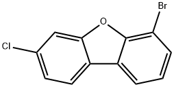 Dibenzofuran, 6-bromo-3-chloro- 结构式