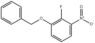 1-(苄氧基)-2-氟-3-硝基苯 结构式