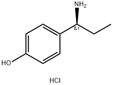 4-((1S)-1-AMINOPROPYL)PHENOL HCl 结构式