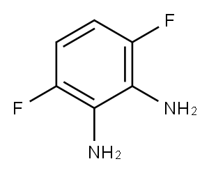 3,6-二氟苯-1,2-二胺 结构式