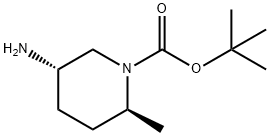 1-Piperidinecarboxylic acid, 5-amino-2-methyl-, 1,1-dimethylethyl ester, (2S,5S)… 结构式