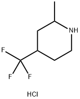 Piperidine, 2-methyl-4-(trifluoromethyl)-, hydrochloride (1:1) 结构式