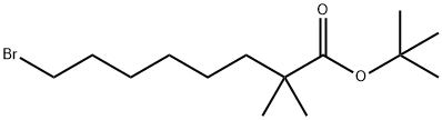 8-溴-2,2-二甲基辛酸叔丁酯 结构式