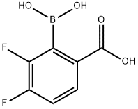 6-Carboxy-2,3-difluorophenylboronic acid 结构式