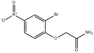 2-(2-Bromo-4-nitrophenoxy)acetamide 结构式