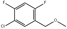 1-Chloro-2,4-difluoro-5-(methoxymethyl)benzene 结构式