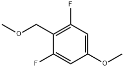 1,3-Difluoro-5-methoxy-2-(methoxymethyl)benzene 结构式