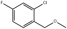 2-Chloro-4-fluoro-1-(methoxymethyl)benzene 结构式