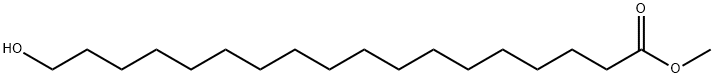 Octadecanoic acid, 18-hydroxy-, methyl ester 结构式