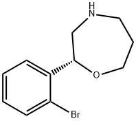 (R)-2-(2-bromophenyl)-1,4-oxazepane hydrochloride 结构式