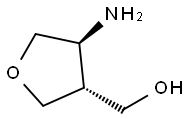 (3R,4S)-(4-Amino-tetrahydro-furan-3-yl)-methanol 结构式