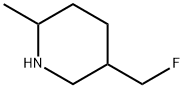 Piperidine, 5-(fluoromethyl)-2-methyl- 结构式