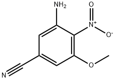 3-amino-5-methoxy-4-nitrobenzonitrile 结构式