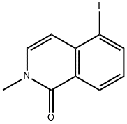 5-碘-2-甲基异喹啉-1(2H)-酮 结构式