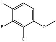 Benzene, 2-chloro-3-fluoro-4-iodo-1-methoxy- 结构式