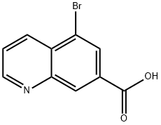 5-Bromoquinoline-7-carboxylic Acid 结构式