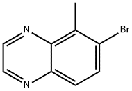 6-溴-5-甲基喹喔啉 结构式
