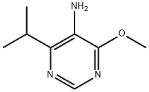 4-异丙基-6-甲氧基嘧啶-5-胺 结构式
