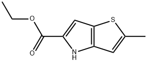 4H-Thieno[3,2-b]pyrrole-5-carboxylic acid, 2-methyl-, ethyl ester 结构式