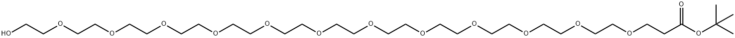 Hydroxy-PEG12-Boc 结构式
