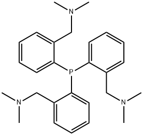 Tris(2-(dimethylaminomethyl)phenyl)phosphine 结构式