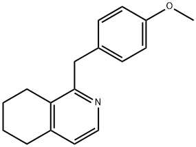 ISOQUINOLINE, 5,6,7,8-TETRAHYDRO-1-[(4-METHOXYPHEN 结构式