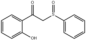 Ethanone, 1-(2-hydroxyphenyl)-2-(phenylsulfinyl)- 结构式