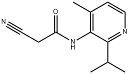 2-氰基-N-(2-异丙基-4-甲基吡啶-3-基)乙酰胺 结构式