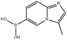Boronic acid, B-(3-methylimidazo[1,2-a]pyridin-6-yl)- 结构式