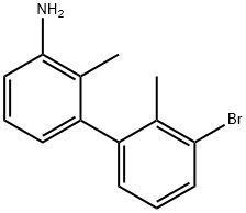 3'-溴-2,2'-二甲基-[1,1'-联苯]-3-胺 结构式