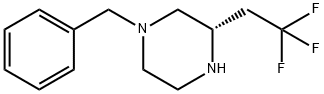 (S)-1-Benzyl-3-(2,2,2-trifluoro-ethyl)-piperazine 结构式