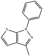 3-甲基-1-苯基-1H-噻吩并[2,3-C]吡唑 结构式