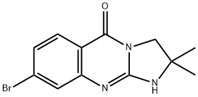 Imidazo[2,1-b]quinazolin-5(1H)-one, 8-bromo-2,3-dihydro-2,2-dimethyl- 结构式
