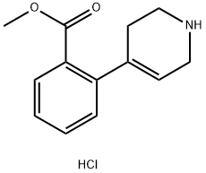 2-(1,2,3,6-tetrahydropyridin-4-yl)benzoic acid hydrochloride 结构式