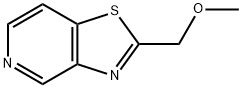 2-(甲氧基甲基)-[1,3]噻唑并[4,5-C]吡啶 结构式