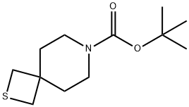 2-Thia-7-azaspiro[3.5]nonane-7-carboxylic acid, 1,1-dimethylethyl ester 结构式