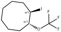(1S,2S)-1-iodo-2-(trifluoromethoxy)cyclooctane 结构式