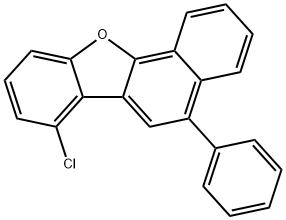 7-CHLORO-5-PHENYLBENZO[B]NAPHTHO[2,1-D]FURAN 结构式