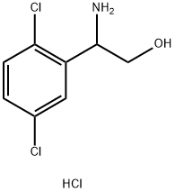 2-氨基-2-(2,5-二氯苯基)乙醇盐酸盐 结构式