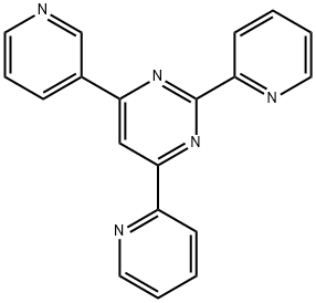 2,4-二(吡啶-2-基)-6-(吡啶-3-基)嘧啶 结构式