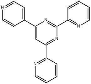 2,4-二(吡啶-2-基)-6-(吡啶-4-基)嘧啶 结构式