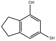 6-巯基-2,3-二氢-1H-茚满-4-醇 结构式