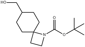 7-(羟甲基)-1-氮杂螺[3.5]壬烷-1-羧酸叔丁酯 结构式