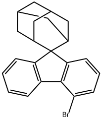 4-溴螺-(金刚烷-2,9'-芴) 结构式