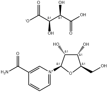 烟酰胺核糖酒石酸盐 结构式