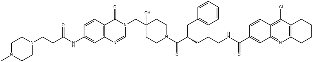 化合物XL177A 结构式