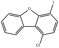 1-氯-4-碘二苯并[B,D]呋喃 结构式